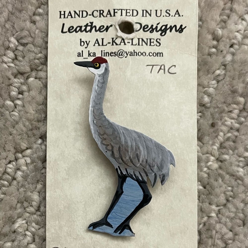 Sandhill Crane Pin - Picture 2 of 4